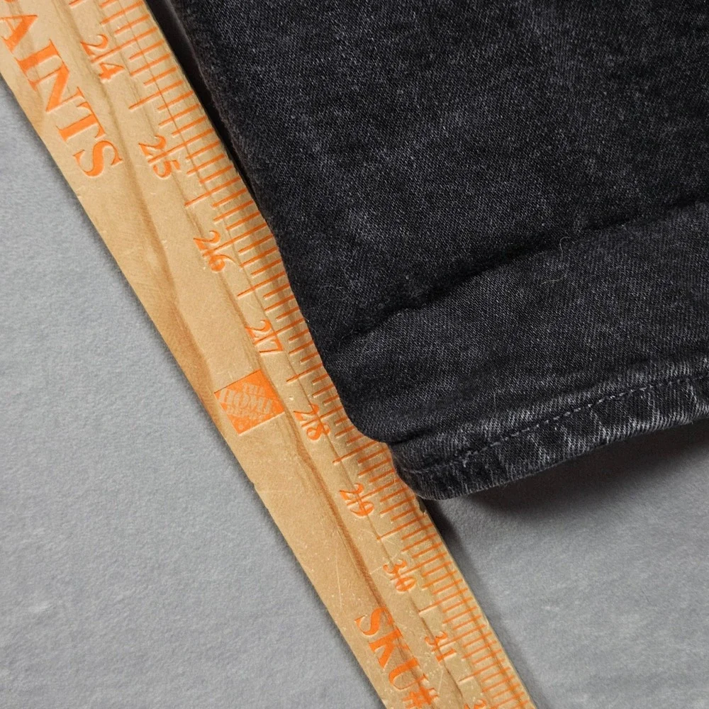 Levi's 511 Premium Jeans Mens 33x32 (Actual 32x29) Black Denim Slim‎ Fit Big E
